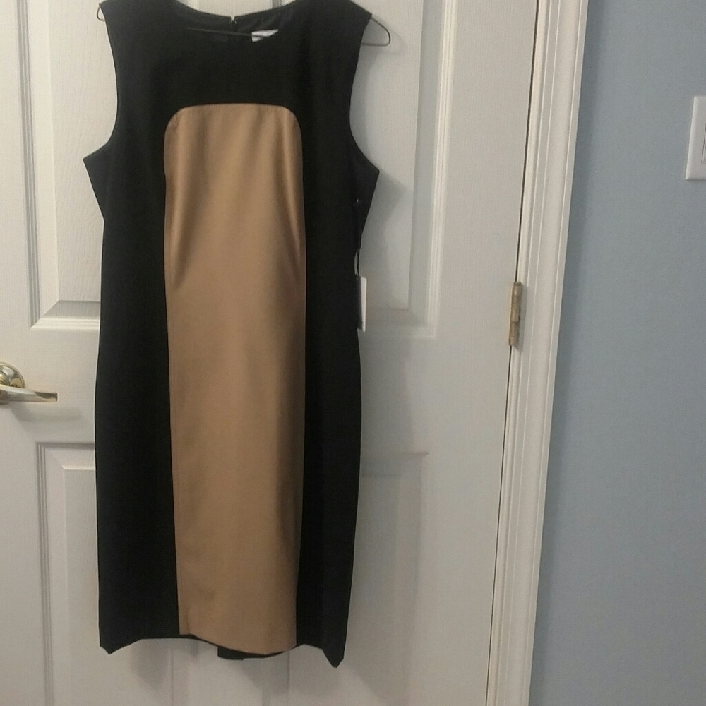 NWOT Color block dress